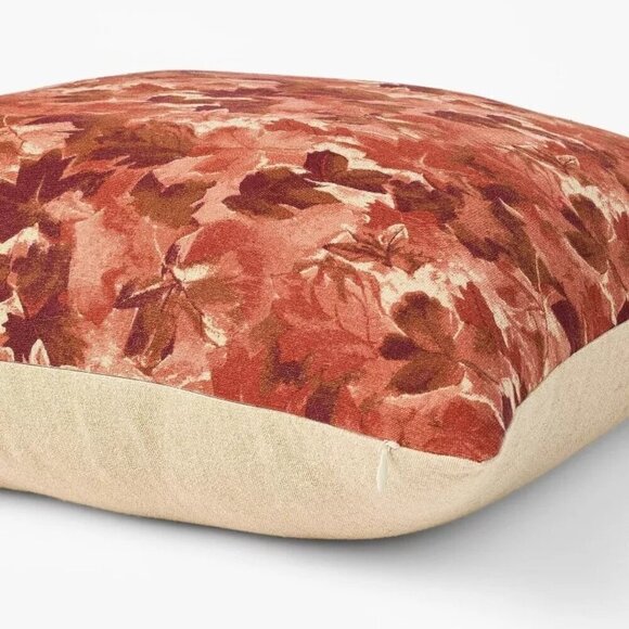 Oversized Fall Leaves Square Throw Pillow - Threshold Studio McGee - Target 2024 - Picture 3 of 5